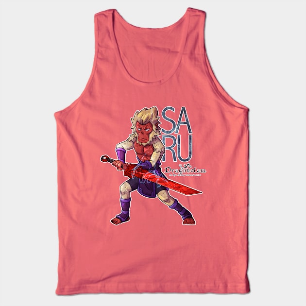 Saru, warrior macaque Tank Top by Kame